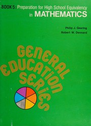 Front cover of General Education Series: Book 5 by Phillip Gearing