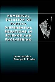 Front cover of Numerical Solution of Partial Differential Equations in Science and Engineering by Leon Lapidus