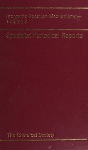 Front cover of Inorganic Reaction Mechanisms by John Burgess