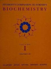 Front cover of Student's companion to Stryer's biochemistry by Richard I. Gumport