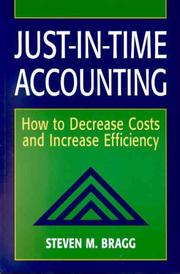 Cover of Just-in-time accounting by Steven M. Bragg