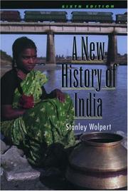 Front cover of A new history of India by Stanley A. Wolpert