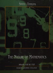 Front cover of Nature of Mathematics by Karl J. Smith