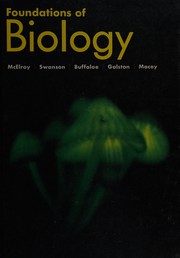 Cover of Foundations of biology by Neal Dollison Buffaloe