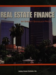 Front cover of Real estate finance by Sherry Shindler Price