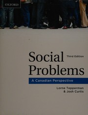 Cover of Social problems by Lorne Tepperman