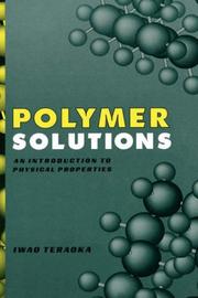 Cover of Polymer Solutions by Iwao Teraoka