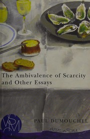 Cover of Ambivalence of Scarcity and Other Essays by Paul Dumouchel