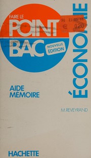 Front cover of Sciences économiques et sociales by M. Reveyrand
