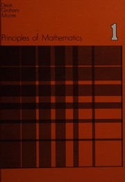 Cover of Principles of mathematics by James Edgar Dean