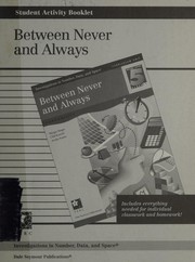 Cover of Between never and always by Technical Education Research Centers (U.S.)