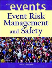 Cover of Event Risk Management and Safety by Peter E. Tarlow