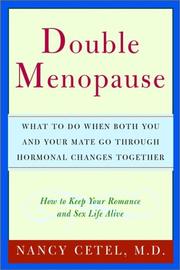 Cover of Double Menopause by Nancy Cetel