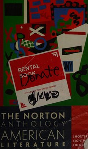 Cover of The Norton Anthology of American Literature -- Shorter Eighth Edition by Nina Baym