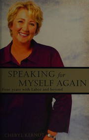 Cover of Speaking for myself again by Cheryl Kernot