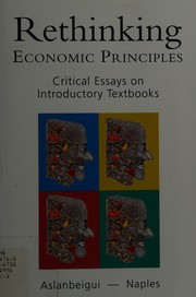 Cover of Rethinking economic principles by Nahid Aslanbeigui