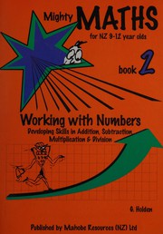 Cover of Working with numbers by G. Holden