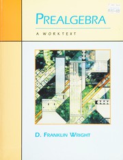 Cover of Prealgebra by D. Franklin Wright