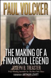 Cover of Paul Volcker by Joseph B. Treaster