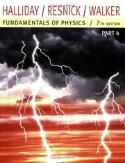 Front cover of Fundamentals of physics by David Halliday