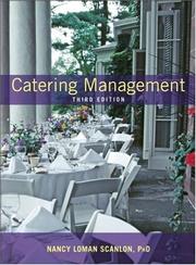 Cover of Catering management by Nancy Loman Scanlon