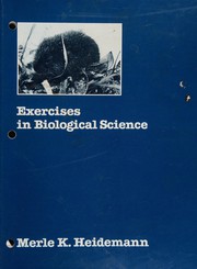 Front cover of Exercises in biological science by Merle K. Heidemann