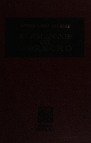 Cover of Elementos de derecho by Efraín Moto Salazar