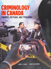 Cover of Criminology in Canada by Larry J. Siegel