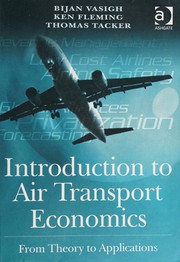Cover of Introduction to air transport economics by Bijan Vasigh
