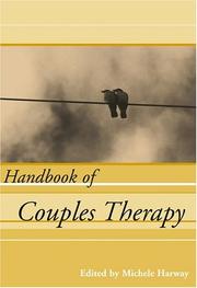 Front cover of Handbook of Couples Therapy by Michele Harway