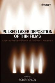 Cover of Pulsed Laser Deposition of Thin Films by Robert Eason