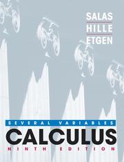 Front cover of Calculus by Saturnino L. Salas