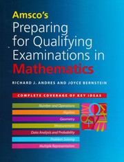 Front cover of Amsco's preparing for qualifying examinations in mathematics by Richard J. Andres