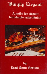 Cover of Simply Elegant by Gordon