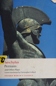 Cover of Persians and other plays by Aeschylus