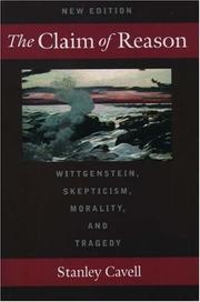 Front cover of The claim of reason by Stanley Cavell