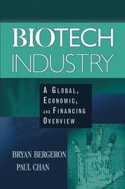 Cover of Biotech industry by Bryan Bergeron