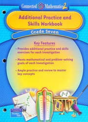 Cover of Additional Practice and Skills Workbook for "Connected Mathematics," Grade 7 by Prentice-Hall, inc.