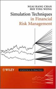 Cover of Simulation techniques in financial risk management by Ngai Hang Chan