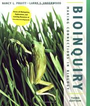 Cover of BioInquiry by Nancy L. Pruitt