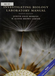 Front cover of Investigating Biology Laboratory Manual by Jane B. Reece