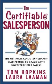 Front cover of The Certifiable Salesperson by Tom Hopkins