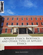 Cover of Applied Ethics by Bren Monteiro