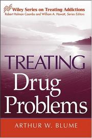 Cover of Treating drug problems by Arthur W. Blume