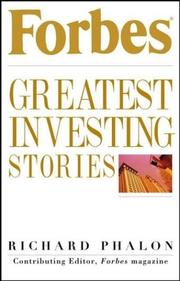 Cover of Forbes' Greatest Investing Stories by Richard Phalon