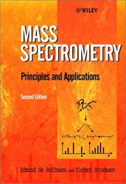 Cover of Spectrométrie de masse by Edmond de Hoffmann