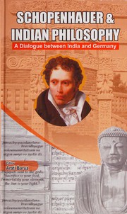 Front cover of Schopenhauer and Indian philosophy by Arati Barua