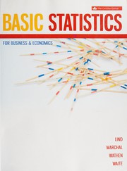 Front cover of Basic statistics for business & economics by Douglas A. Lind