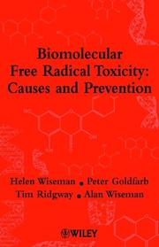 Front cover of Biomolecular free radical toxicity by Helen Wiseman
