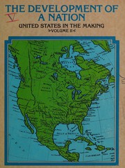 Front cover of United States in the making (textbook) by Kenneth Uva